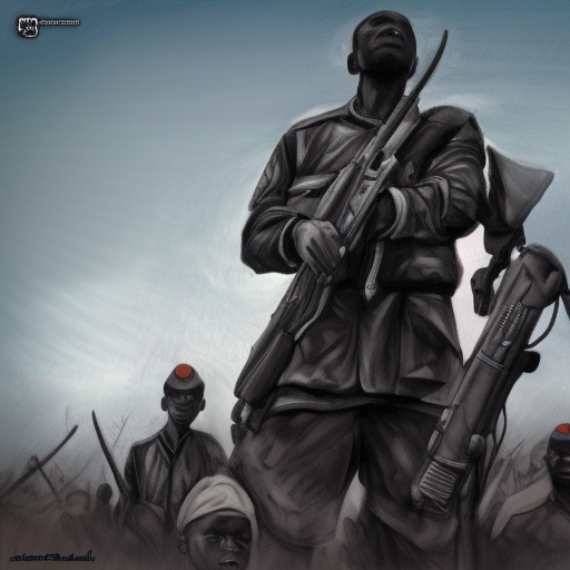 Black soldiers africa