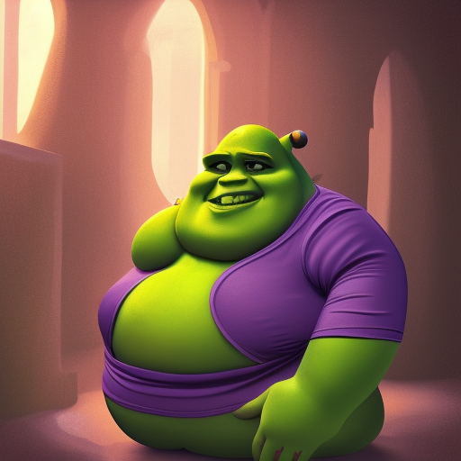 Obese mega Shrek female