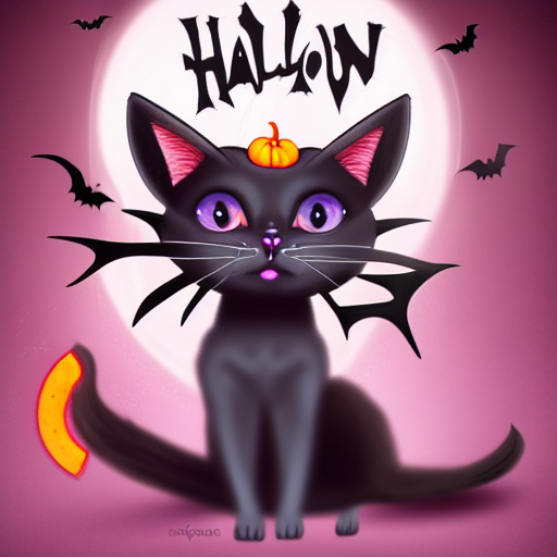 Halloween cat cosplay