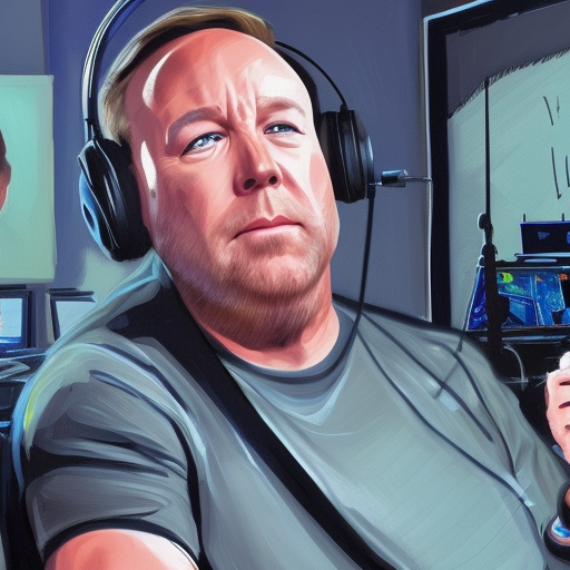 alex jones in studio