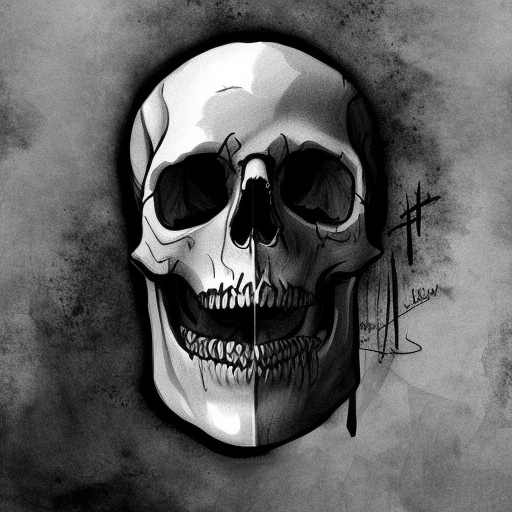 skull saying naah