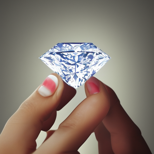 two hands holding a beautiful diamond
