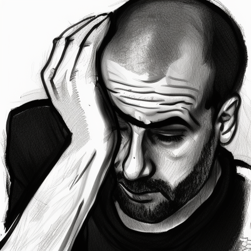 guardiola with hands on head