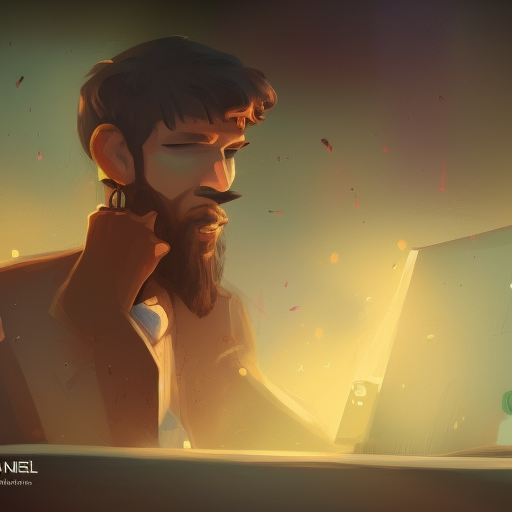 steven bonnell stuck at the office, chained to desk