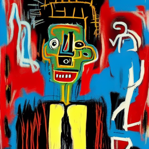 Jean-Michel Basquiat's painting 'To Repel Ghosts'