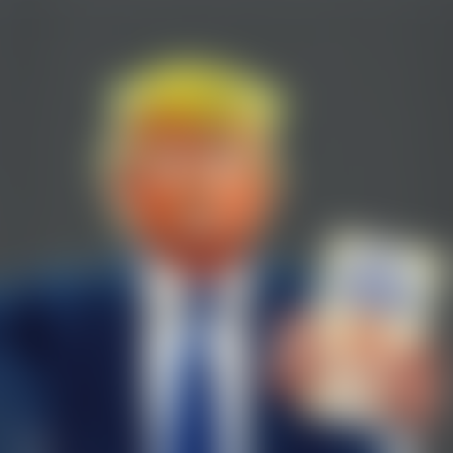 Donald Trump poses for a Mugshot, circa 2023
