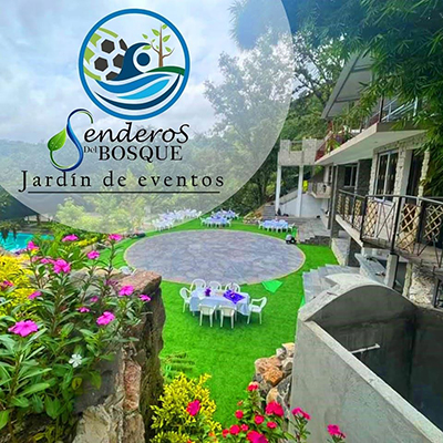 Logo de Jardín de eventos Senderos del Bosque