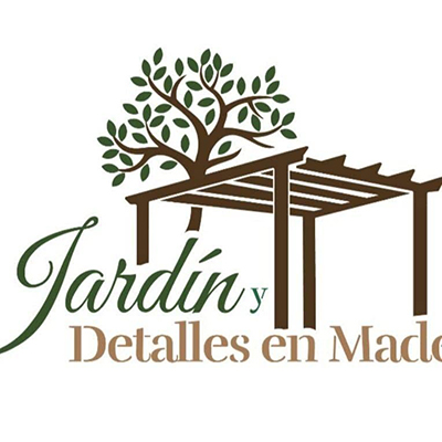 Logo de Jardín Y Detalles En Madera