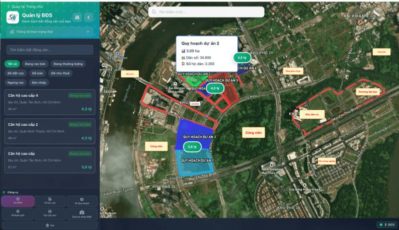 ĐỘT PHÁ CÔNG NGHỆ: TỰ TAY PHÁC HỌA TƯƠNG LAI BẤT ĐỘNG SẢN NGAY TRÊN BẢN ĐỒ!