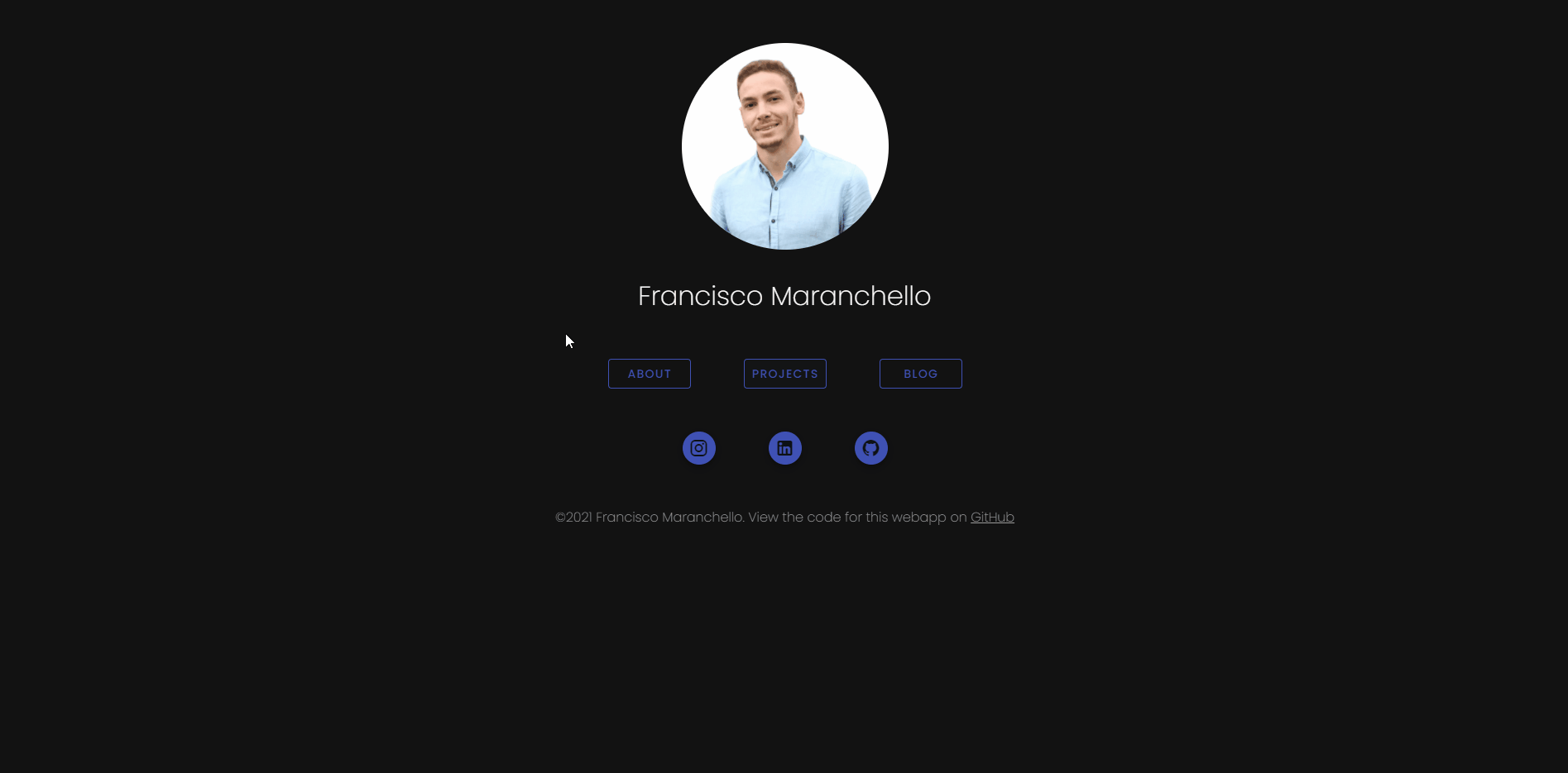 Portfolio Webapp