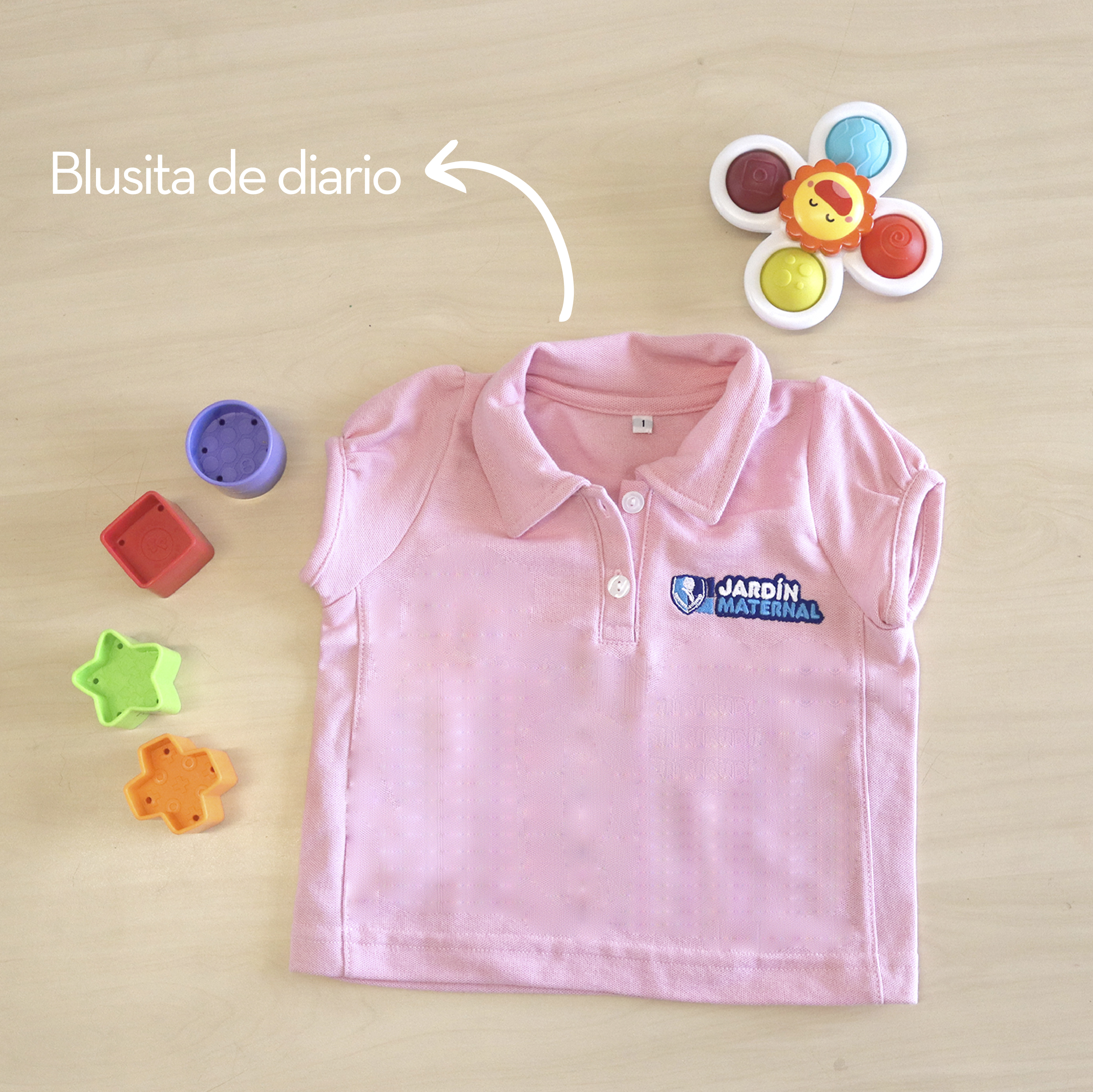 Polo bene maternal rosa