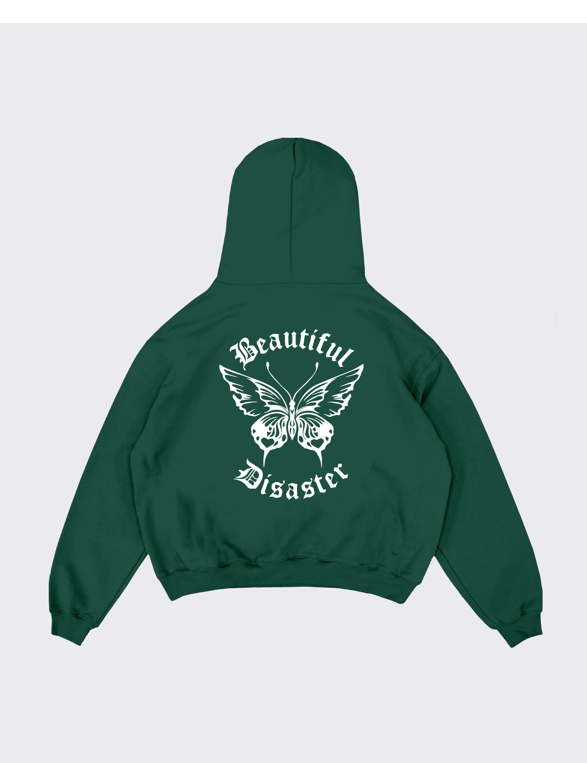 POLERA VERDE BOTELLA ‘’BEAUTIFUL‘’ OVERSIZE UNISEX