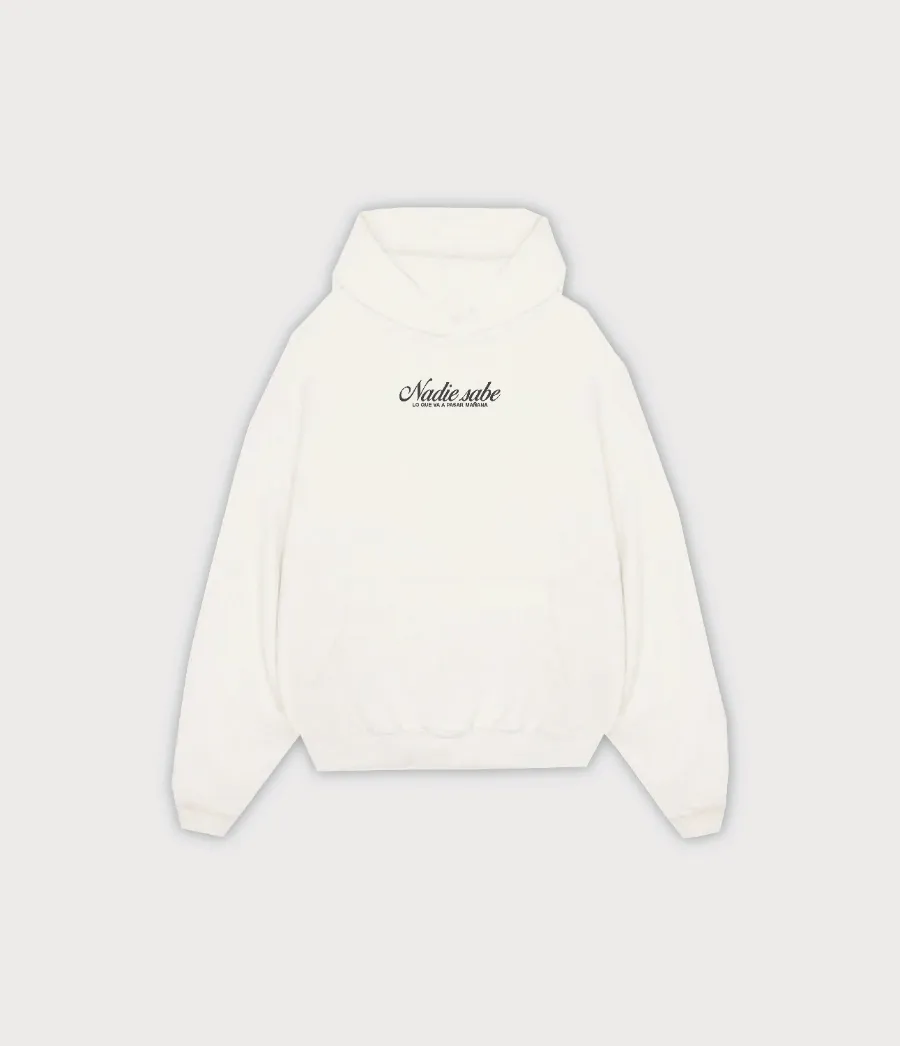 HOODIE ``NADIE SABE´´ BOXY OVERSIZE