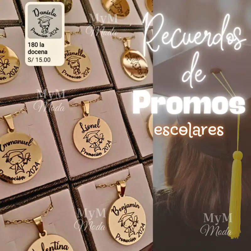 Collares para promociones escolares
