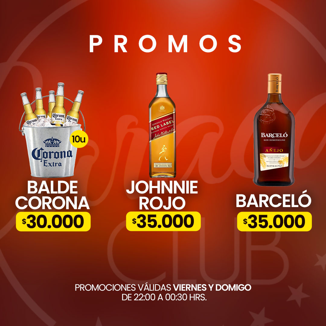 Promos Viernes y Domingo