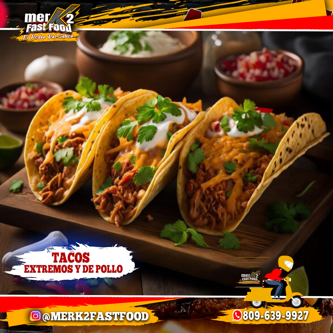 TACO DE POLLO, RES O MIXTO