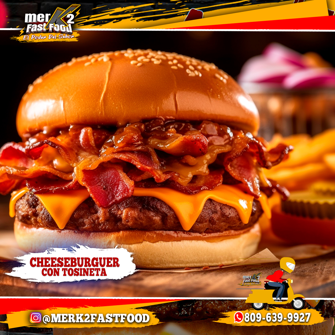 CHEESEBURGER CON TOSINETA