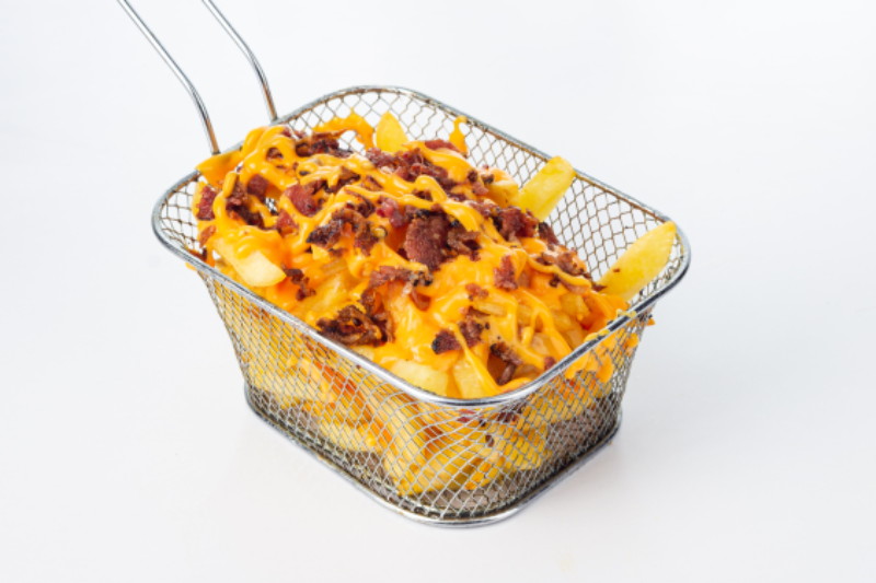 Papas Fritas Cheddar & Bacon 