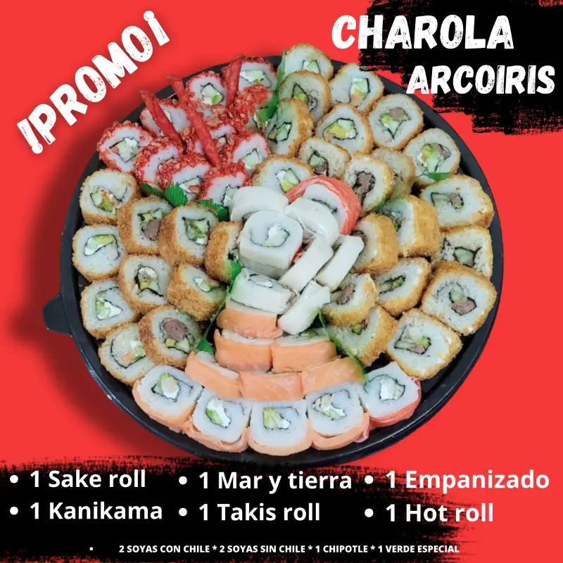 Charola Arcoíris 