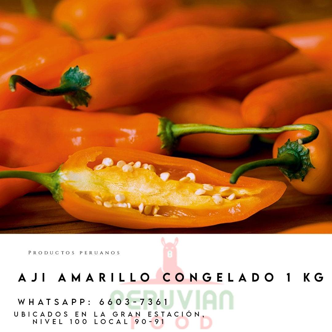 Aji Amarillo Congelado 1 kg.