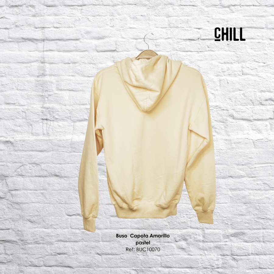 Buso Unisex Capota Amarillo Pastel