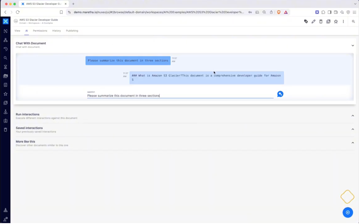 Maretha AI Add-On – Chat with a Document