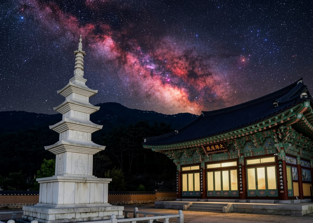 미륵대흥사 전경
