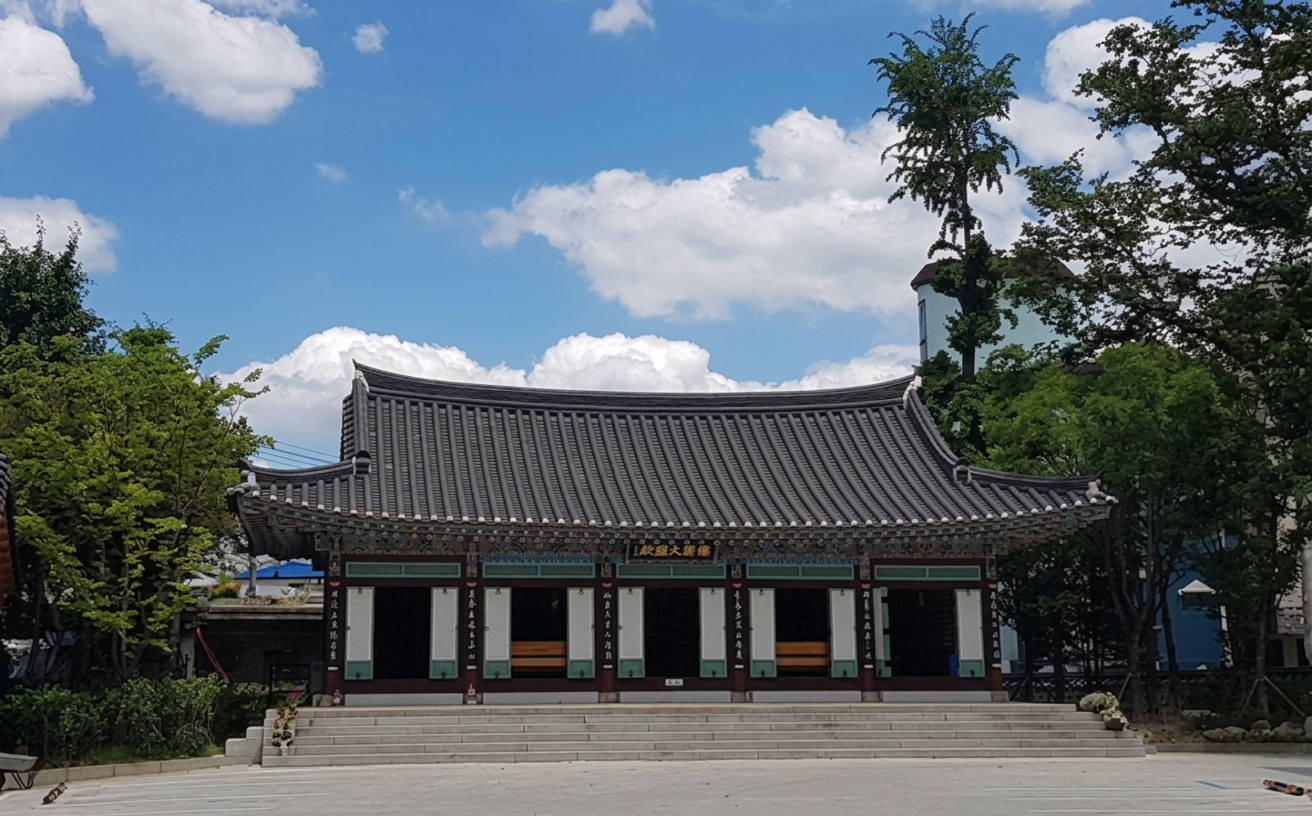 수원사 전경
