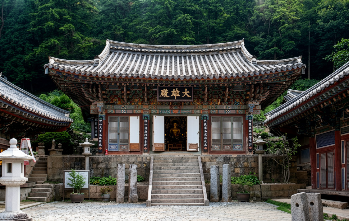 옥천사 전경