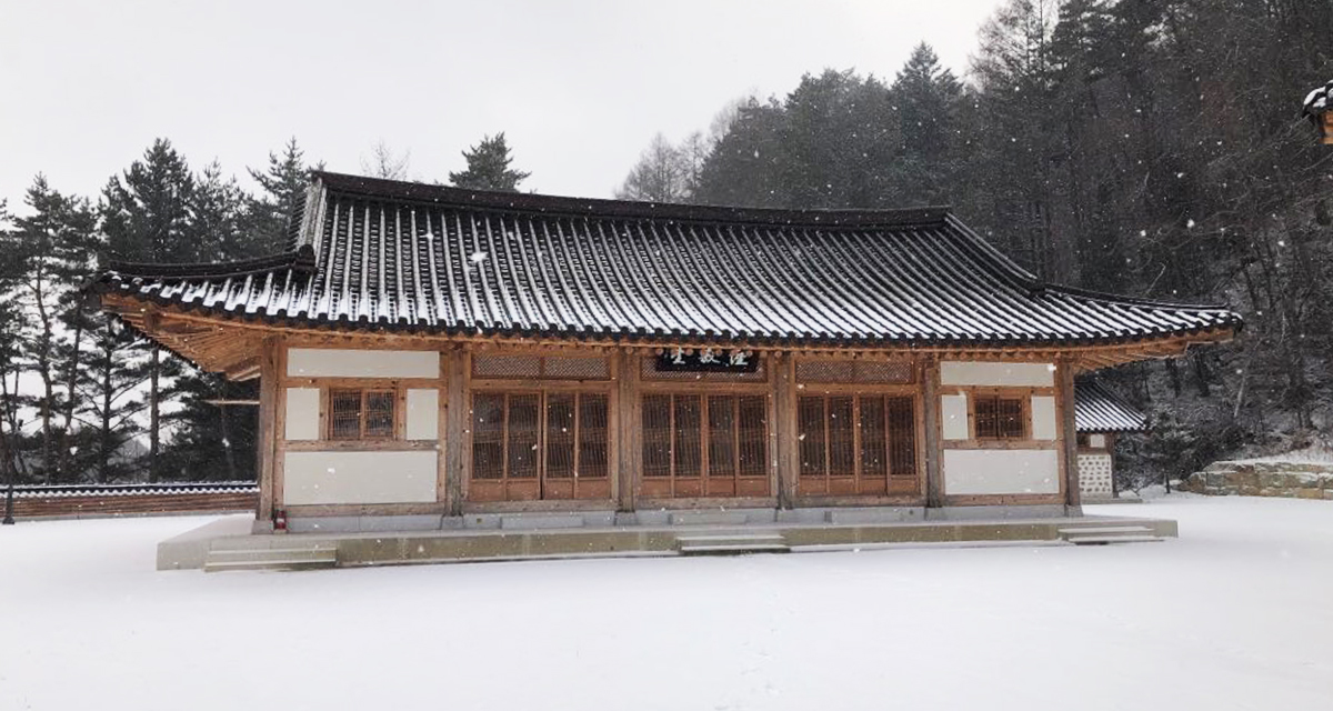 월정사 전경