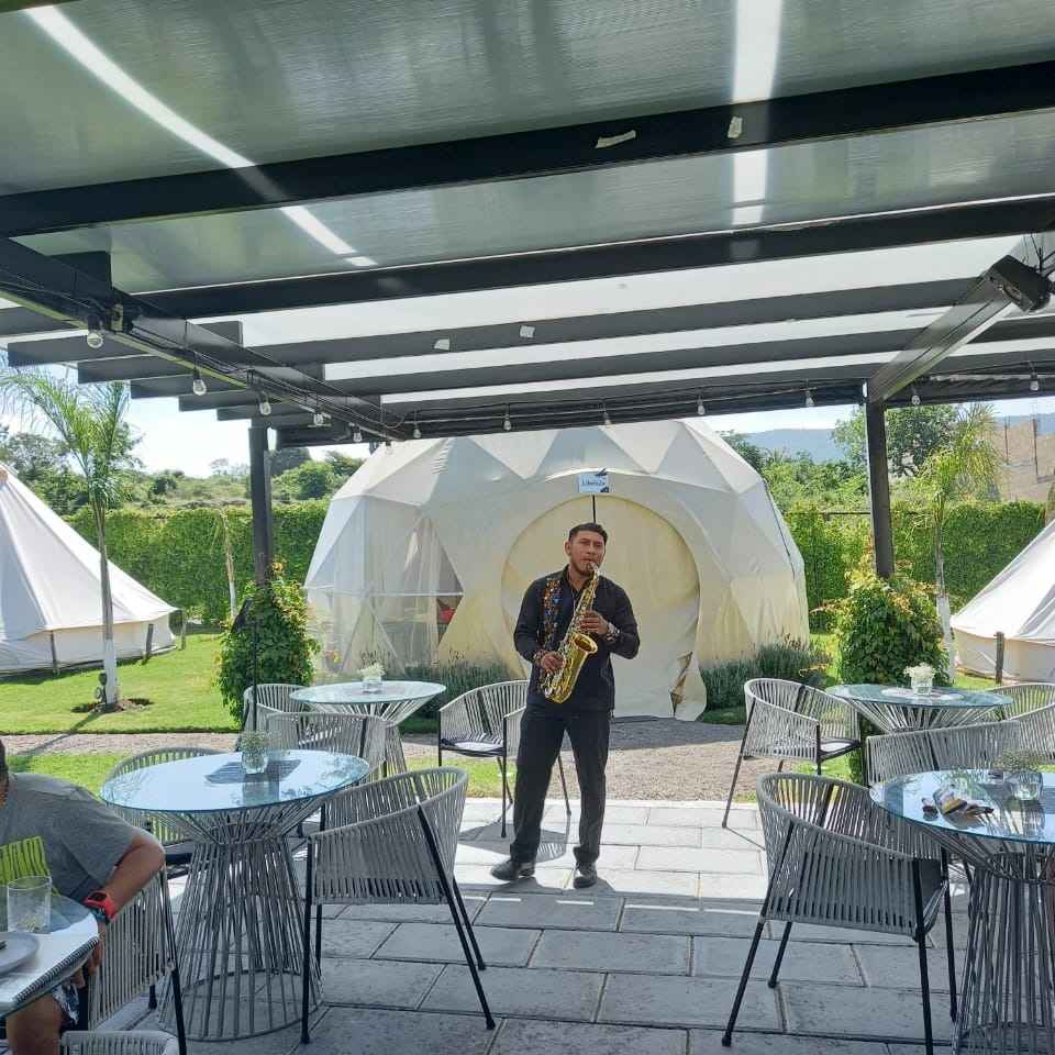 Saxofonista diamante negro 