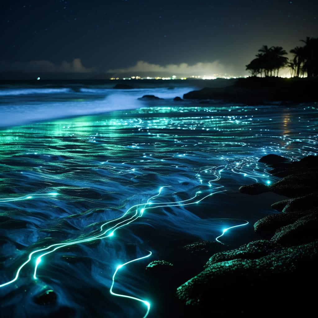 Phenomenon of Bioluminescent Waves: An Unforgettable Sight