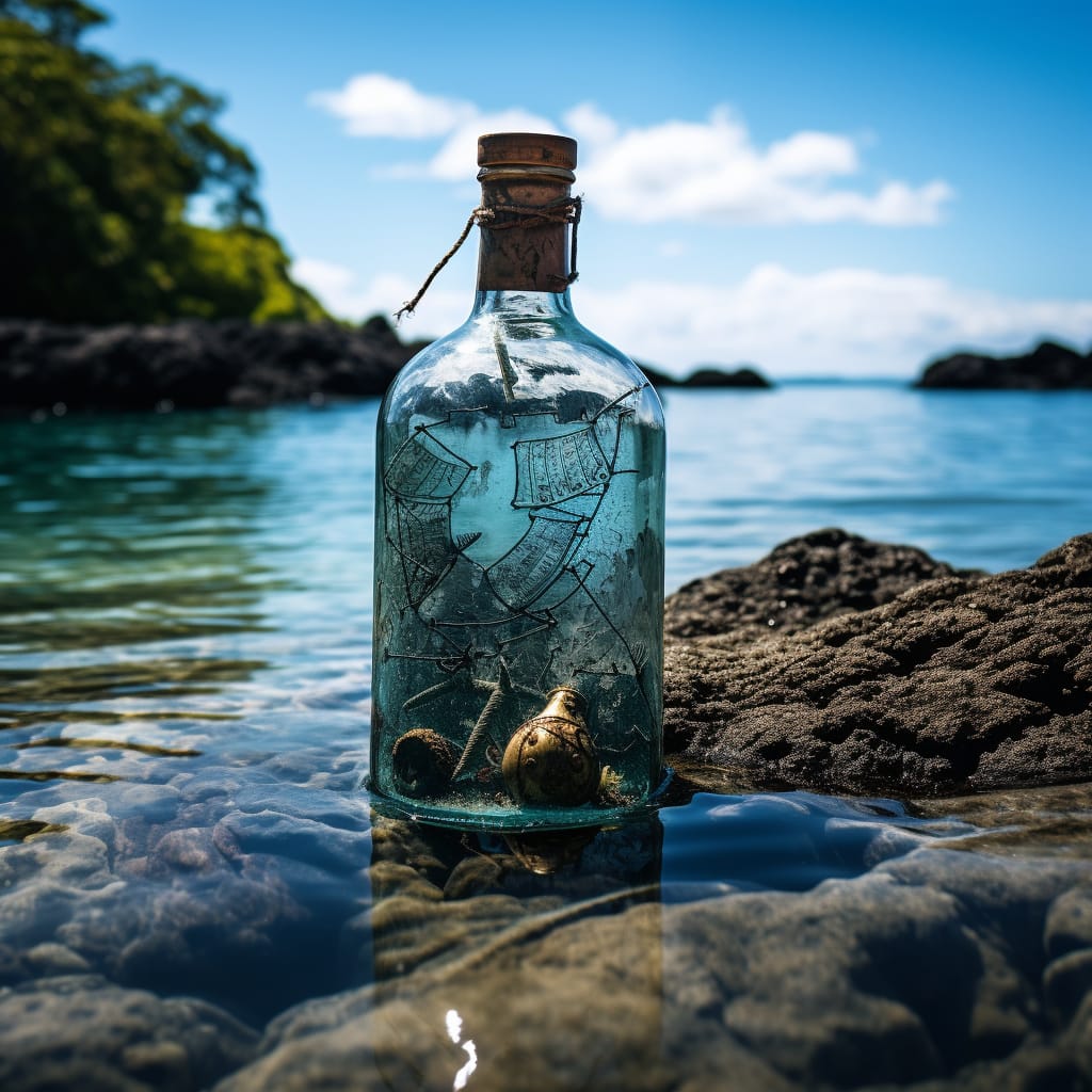 The Incredible Journey of a Message in a Bottle Across the Pacific