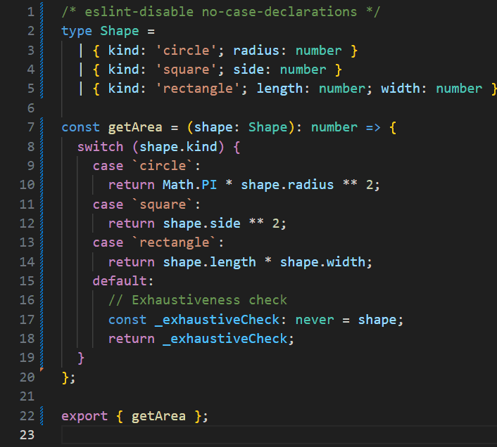 Discriminant Property In IDE