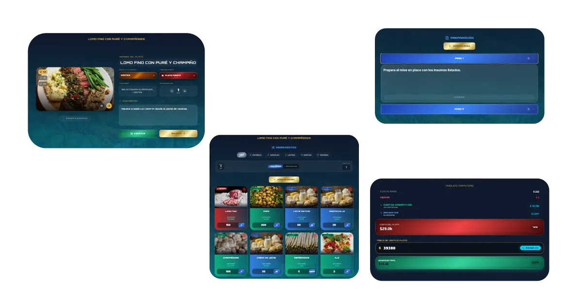 GNIA Creación de Recetas con IA — vista 4