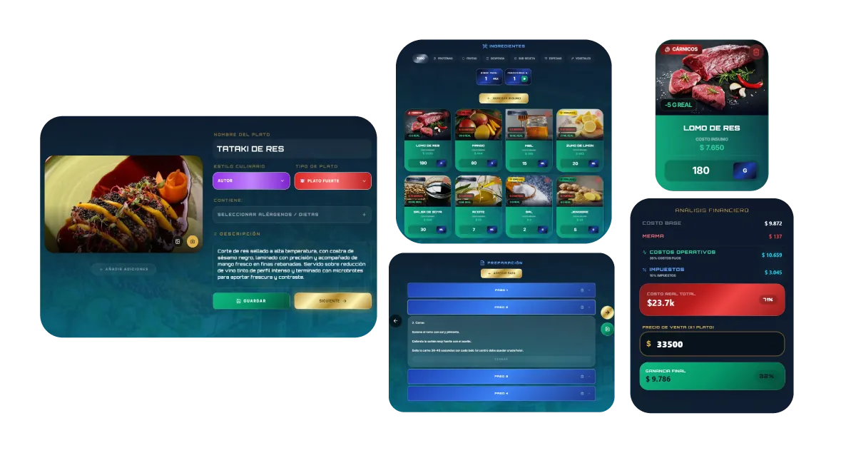 Receta Ficha Técnica GNIA