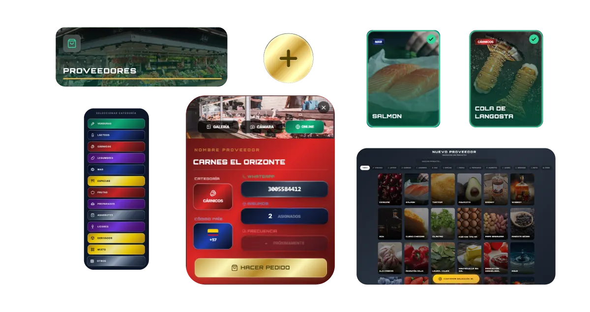 GNIA GOLD: proveedores