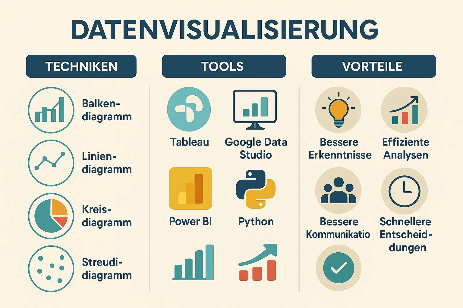 Mehr über Datenvisualisierung: Techniken, Tools und Vorteile