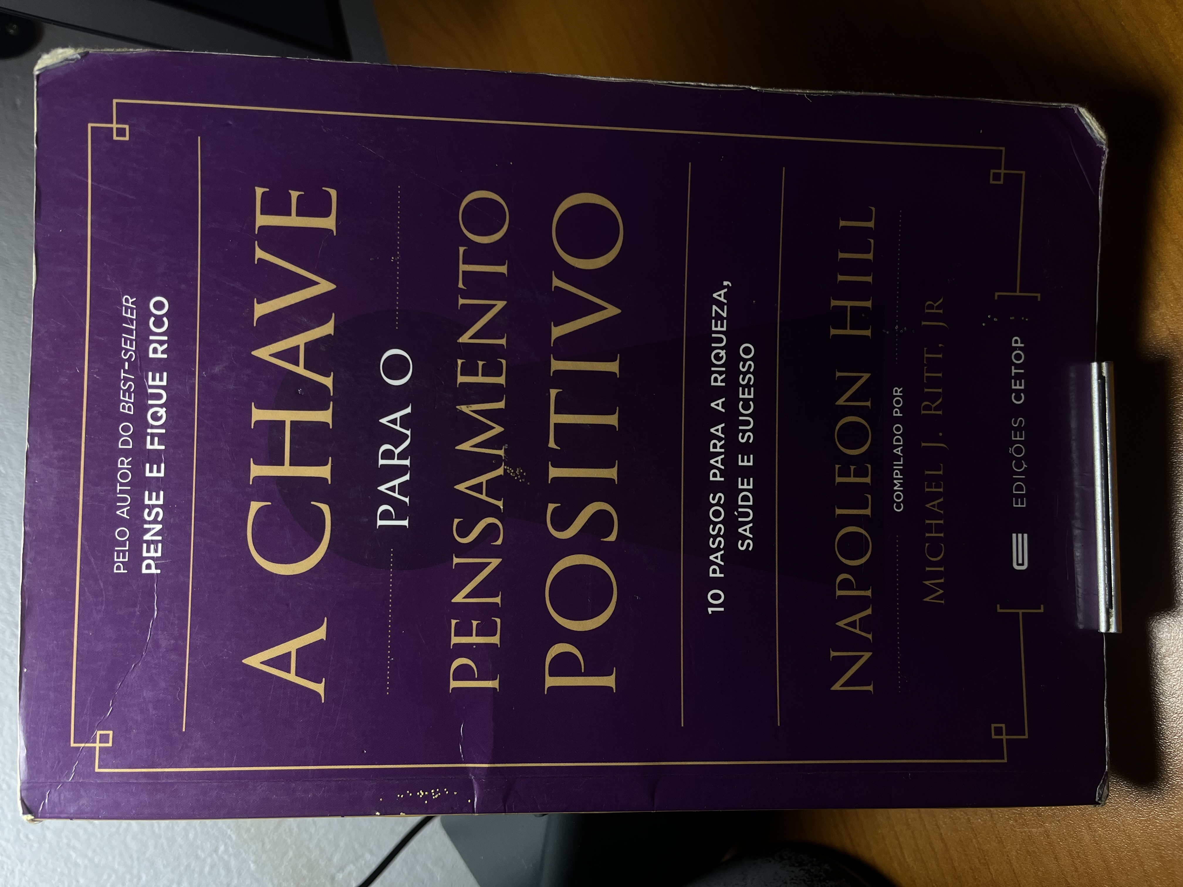 Capa de A chave para o pensamento Positivo