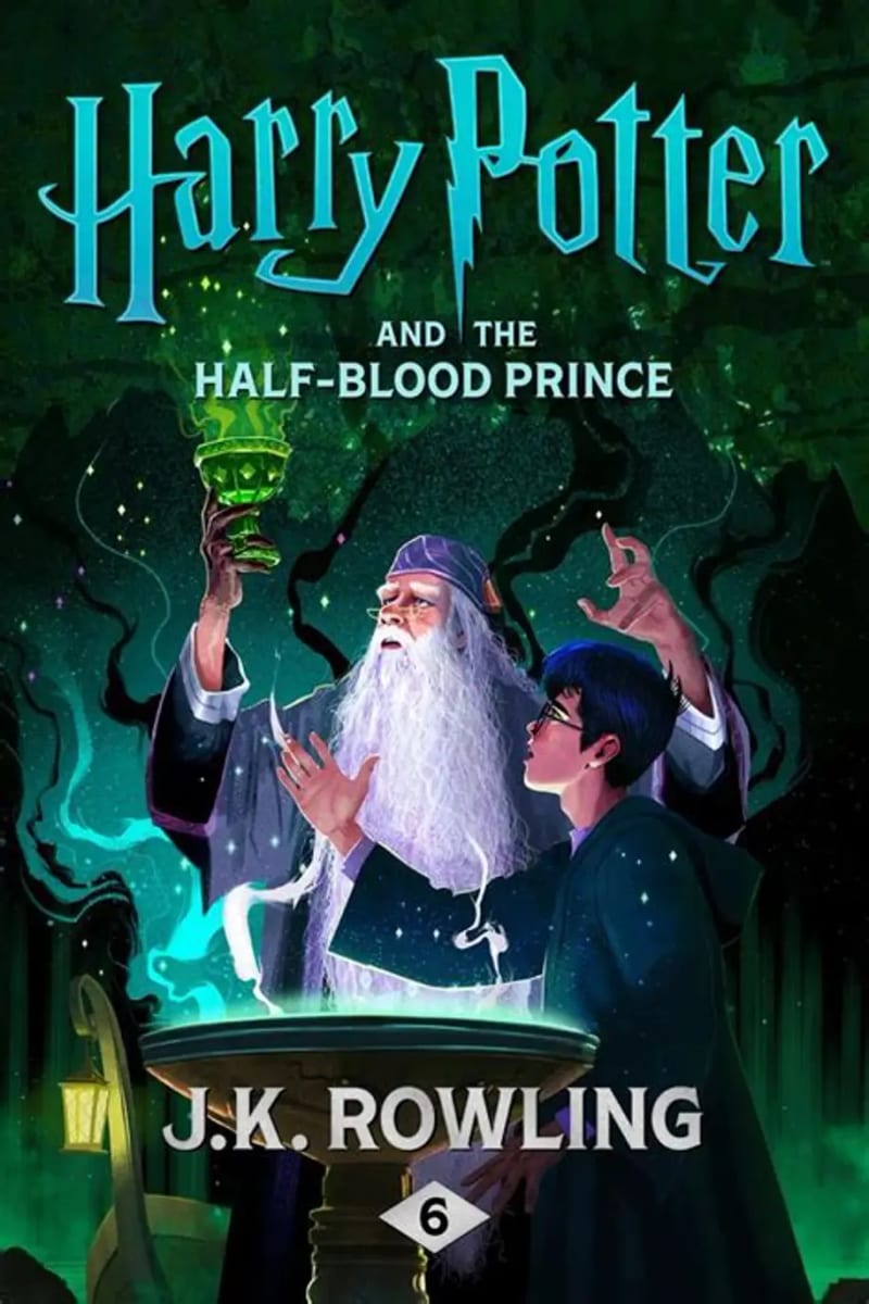 Capa de Harry Potter half blood prince