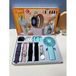 D96 PLUS C Type Gift Box - Smart Watch + TWS Earbuds + Hand Fan + 4 Straps - 1950.00 BDT - 23/B, Sikkatuly Lane, Bongshal, Dhaka Division, 1100 - Marketplace