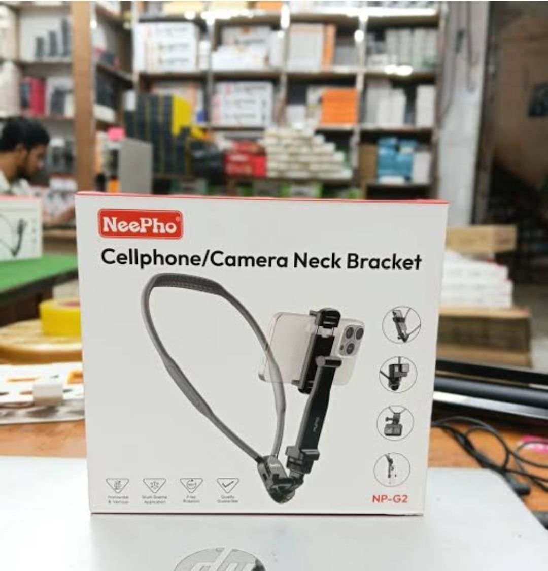 NeePho NP-G2 Neck Mount - POV Neck Holder For Phone & GoPro - Vlog Bracket* - 1000.00 BDT - 206/1, Bangshal Road, Bongshal, Dhaka Division, 1100 - Marketplace