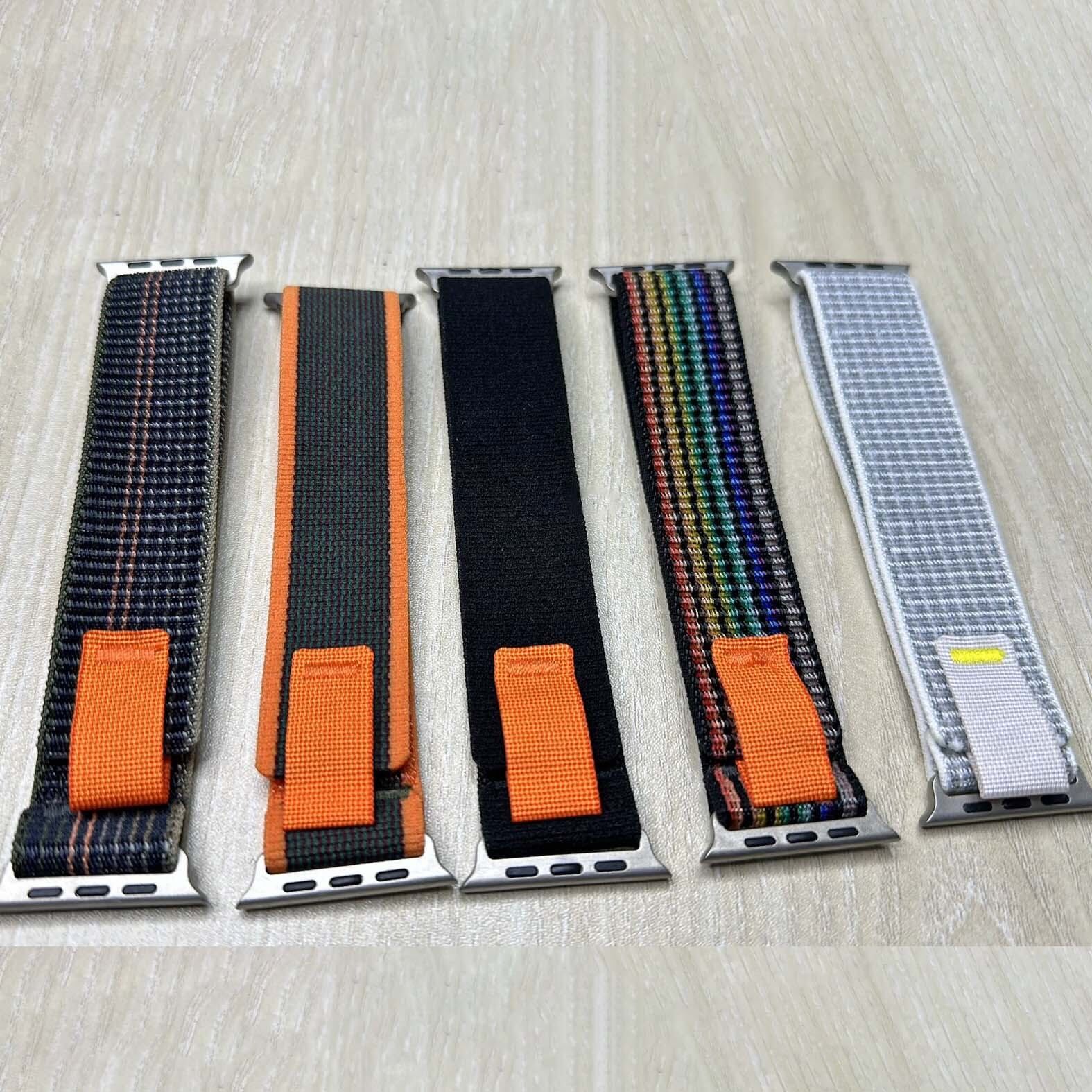 Trail Loop Nylon Fabric Strap For Apple Watch Ultra / Ultra 2 - 49mm - Adjustable Velcro* - 250.00 BDT - Bongshal - Marketplace