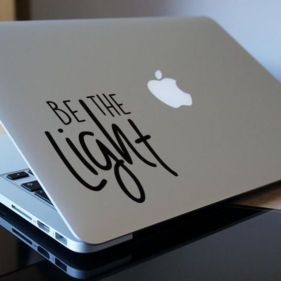 Custom designed laptop stickers