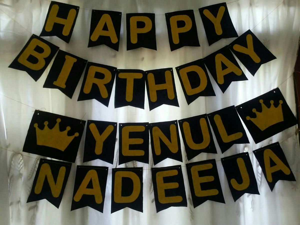 Birthday banner