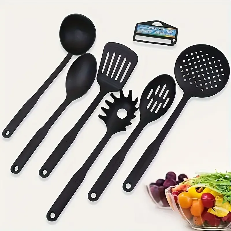 [6pcs Kitchenware Set], Kitchen Cooking Scoop Tool, One-piece Non-Stick Scoop Set, Durable Cooking Tools including Soup 