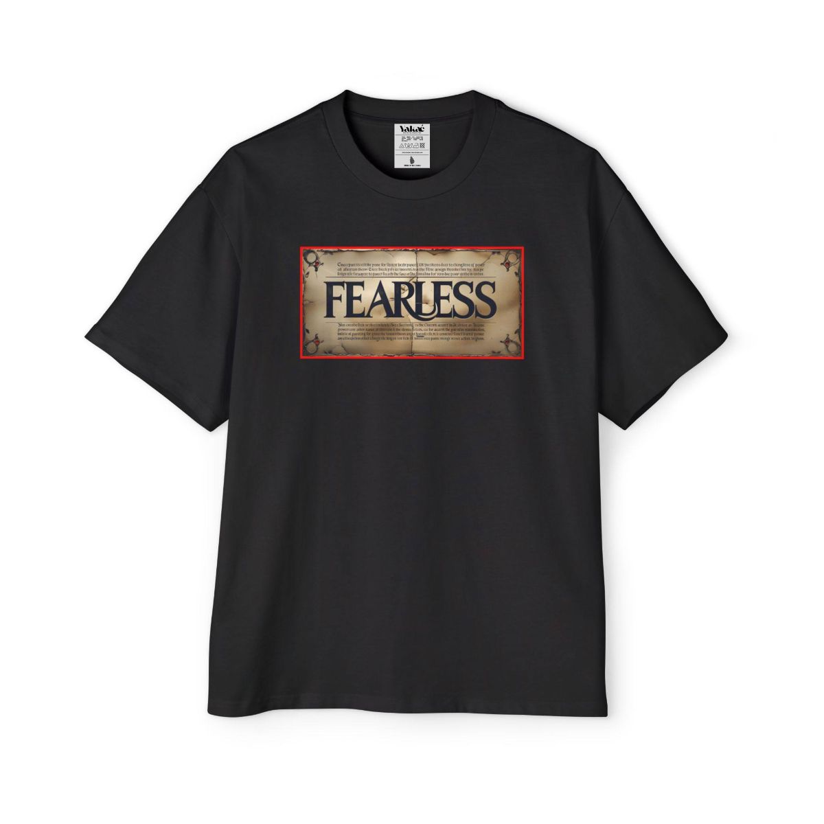 Inferno Shark Attack T-Shirt – Fierce Shark Graphic, Fiery Red Background, Bold Adventure Design
