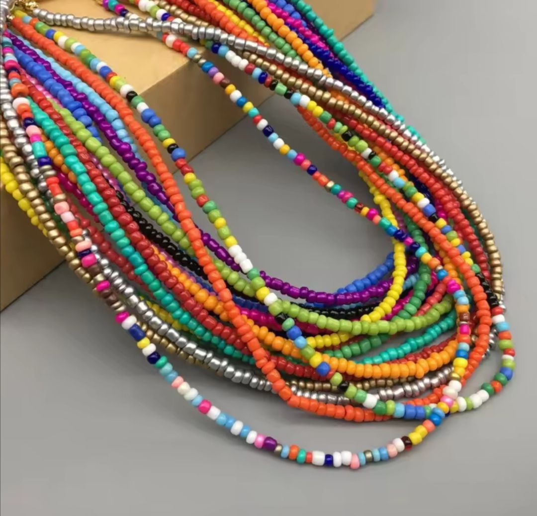Handmade beads jewellery necklace for girls