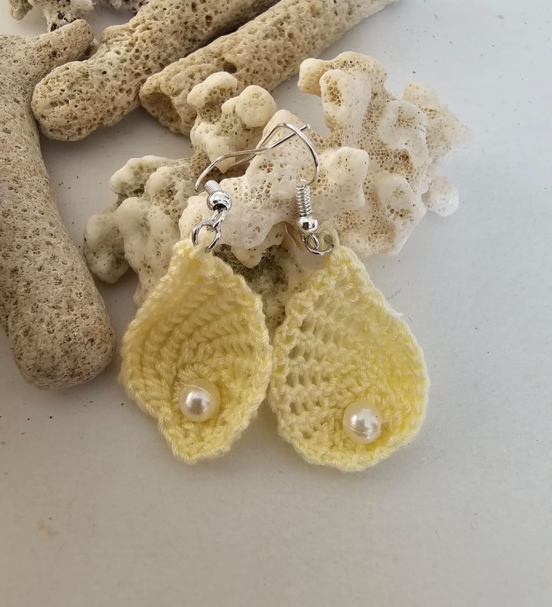Crocheted earrings