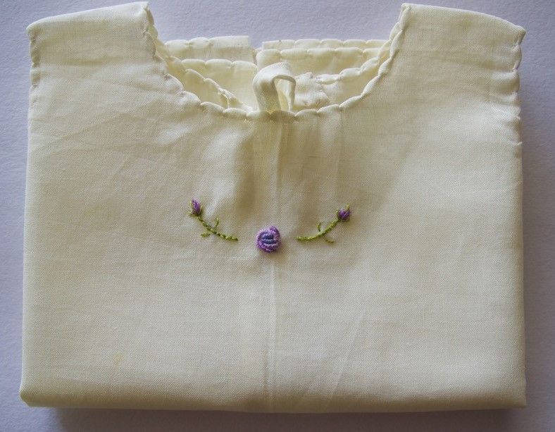 Hand embroidered baby shirt / dress